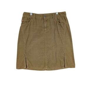 American Eagle Outfitters Corduroy Skirt Womens 0 Stretch Casual‎ Whiskered